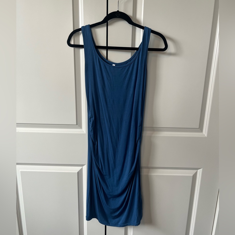 Maternity Dress with Ruched Sides